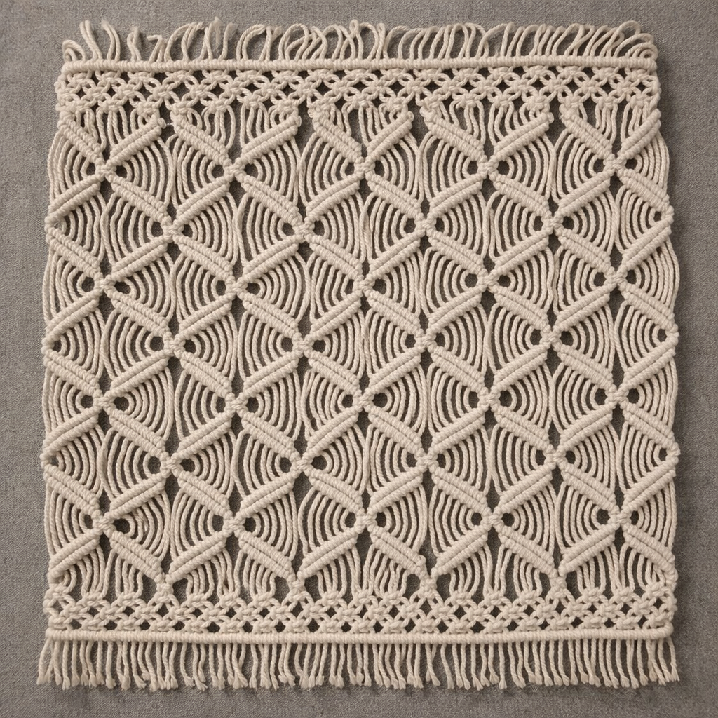 Handcrafted Macrame Table Mat – S R Craft